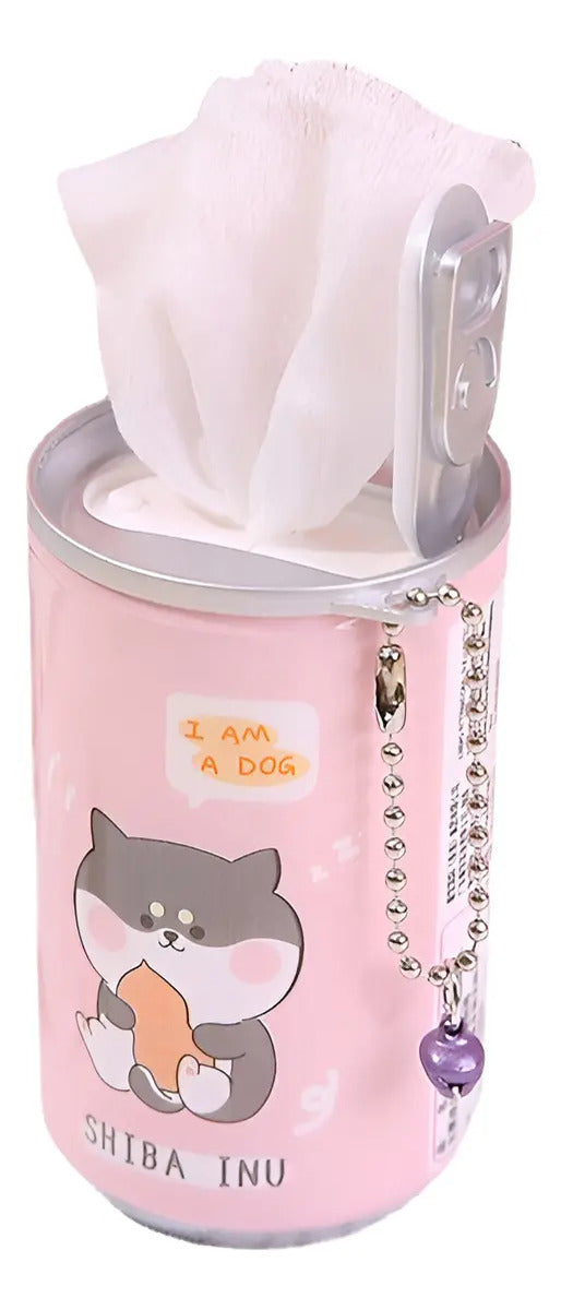 Pack 10 latas de toallas húmedas kawaii