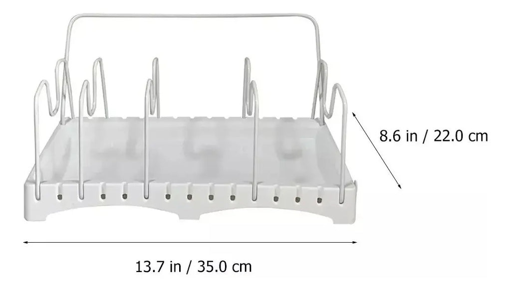 Rack Organizador De Ollas Sarten Tapas Y Tablas De Cocina - vista 4