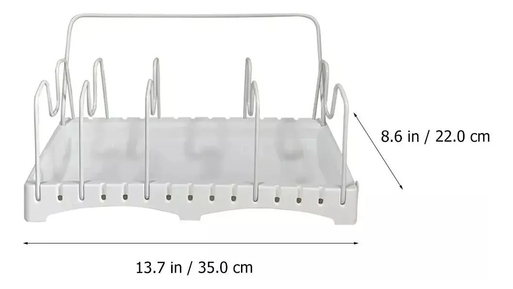 Rack Organizador De Ollas Sarten Tapas Y Tablas De Cocina - vista 4
