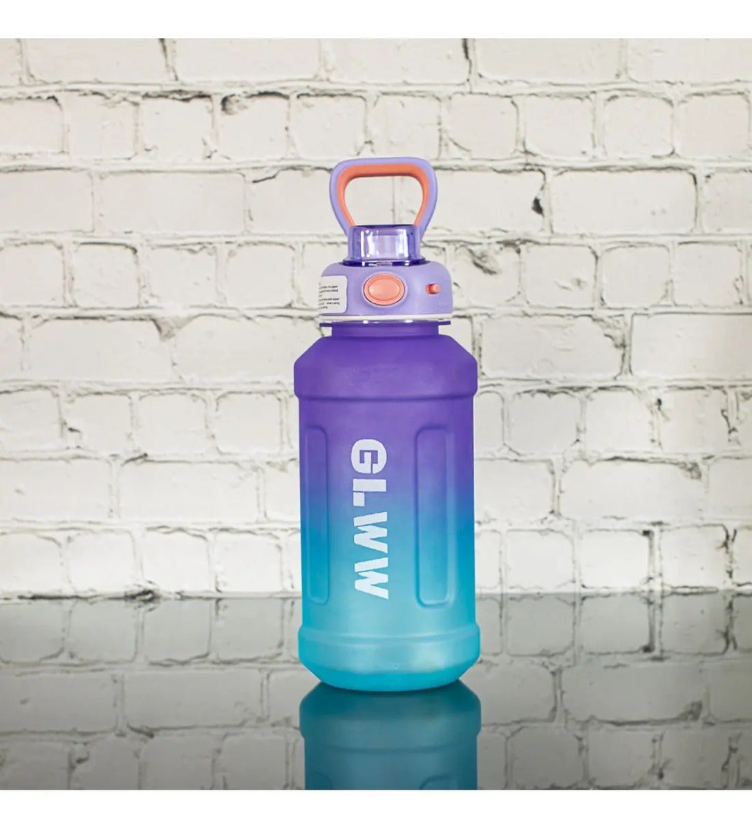 Botella De Agua Deportiva Gym Escolar 800ml Con Stickers - vista 2