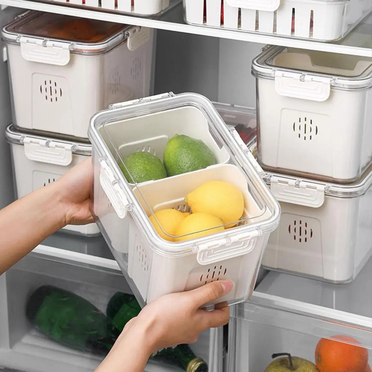 Contenedor De Frutas Para Refrigerador Envase Para Verduras - vista 5