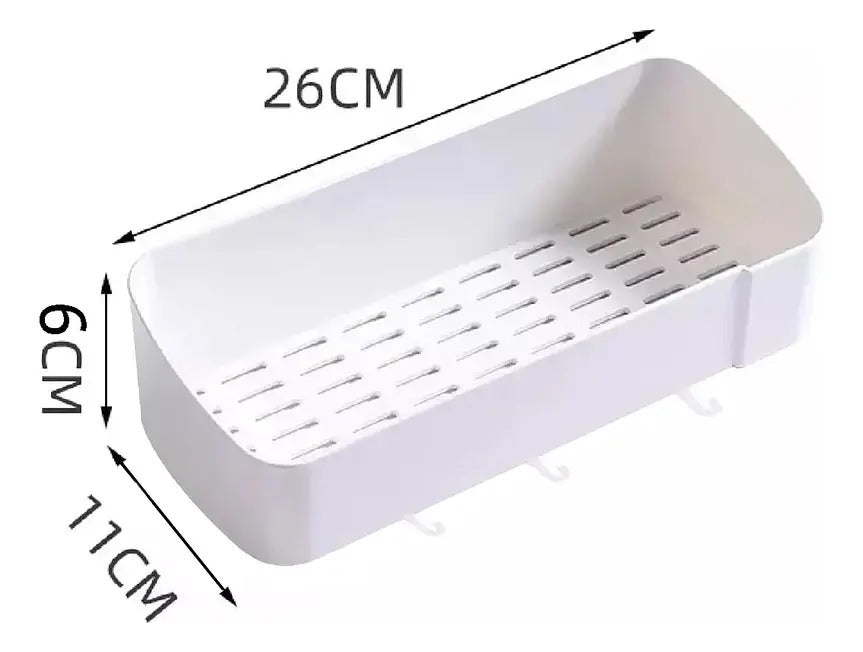 Repisa Flotante Organizador Baño Ducha Cocina Pared Adhesivo - vista 3