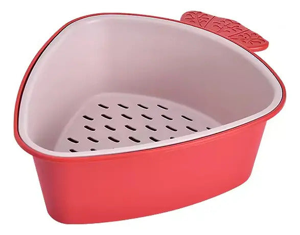 Contenedor De Alimentos Triangular Con Cesto Escurridor - vista 8