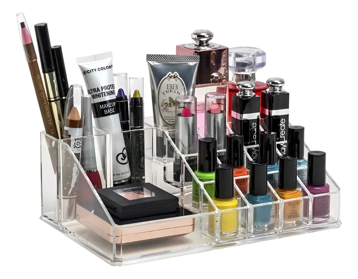 Cosmetiquero organizador de maquillaje acrílico