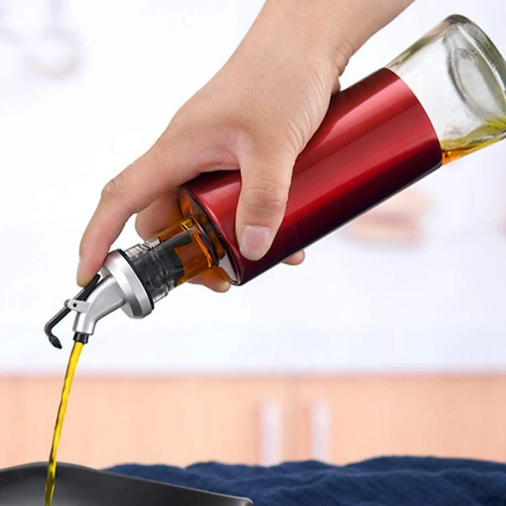 Botella Dispensador De Aceite Vinagre Aceitera Alcuza 300ml - vista 9