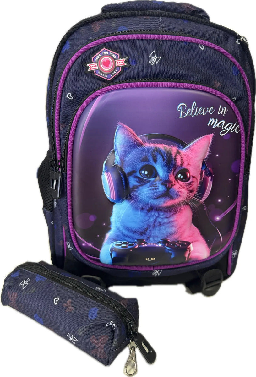 Mochila + Estuche Escolar, Infantil 2 Piezas Resistente - vista 9