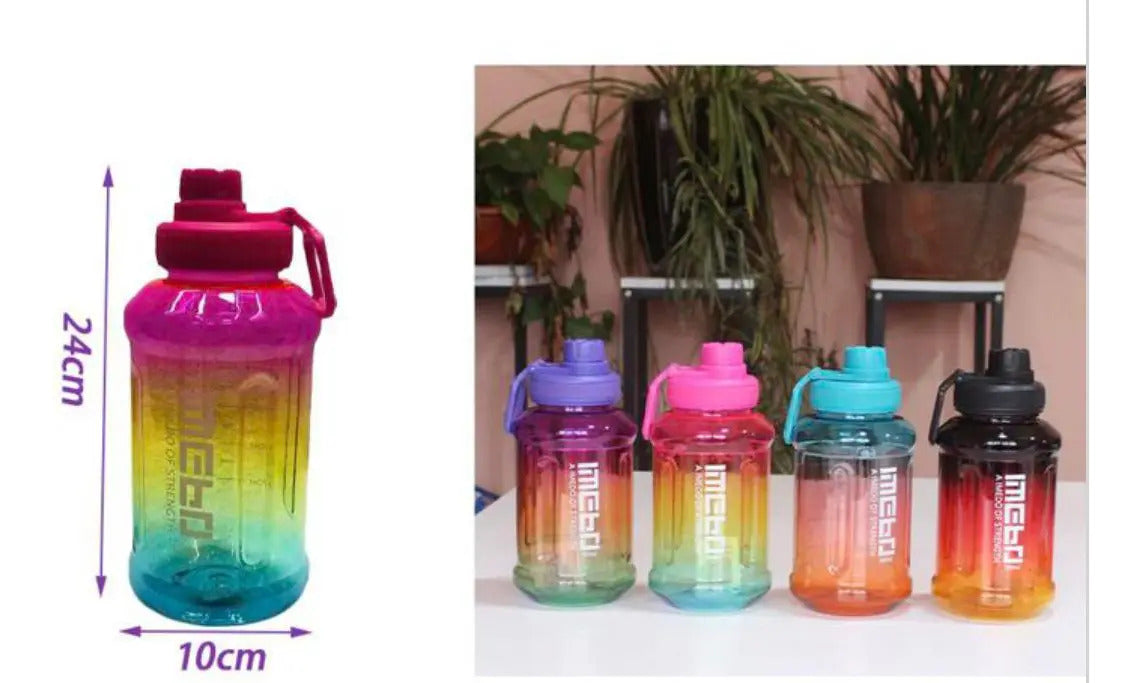 Botella De Agua Deportiva Gym Ejercicio Escolar  1.2 Litros - vista 6