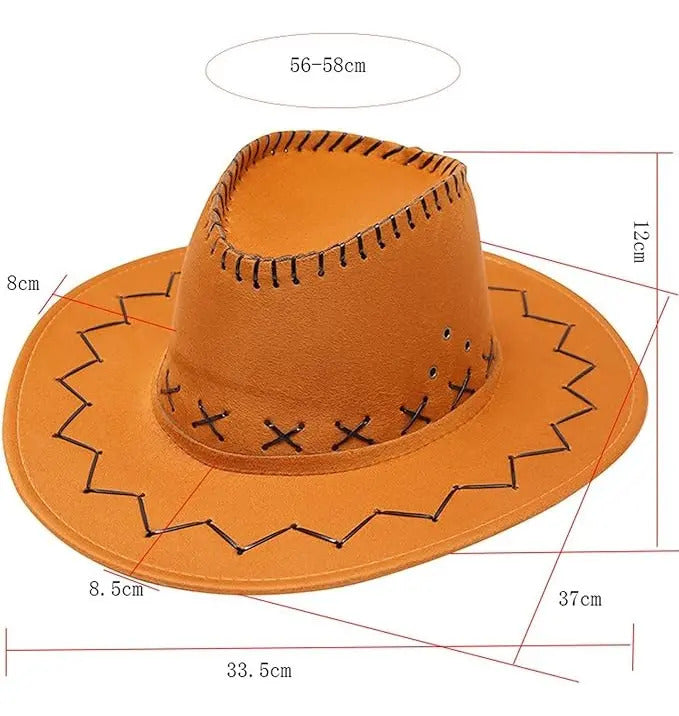 Sombrero Vaquero Gorro Cowboy Adulto Excelente Calidad - vista 21