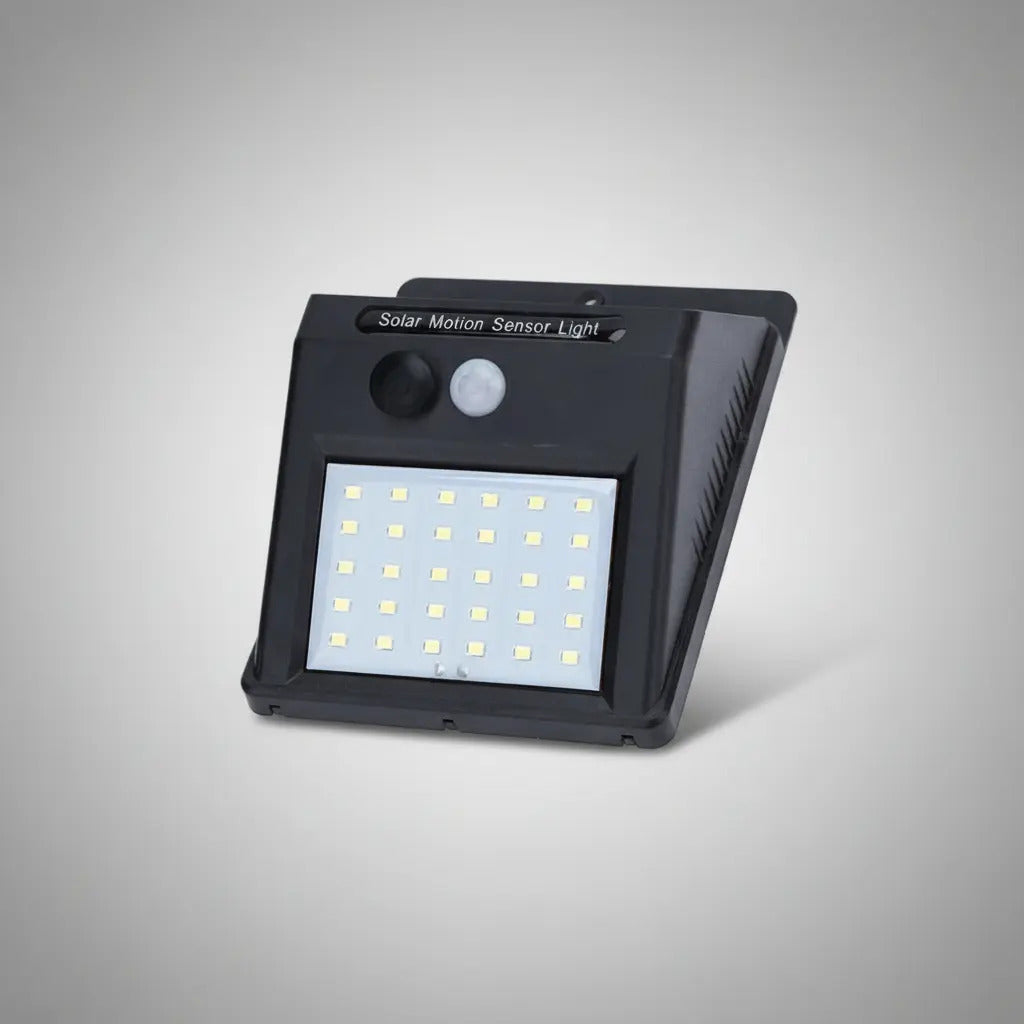 Lampara Solar Foco 30 Led Con Sensor De Movimiento Y Luz - vista 10