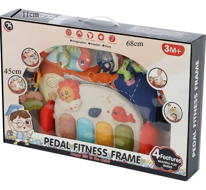 Juego Movil Alfombra Bebe Didactico Musical Pedales Fitness - vista 3