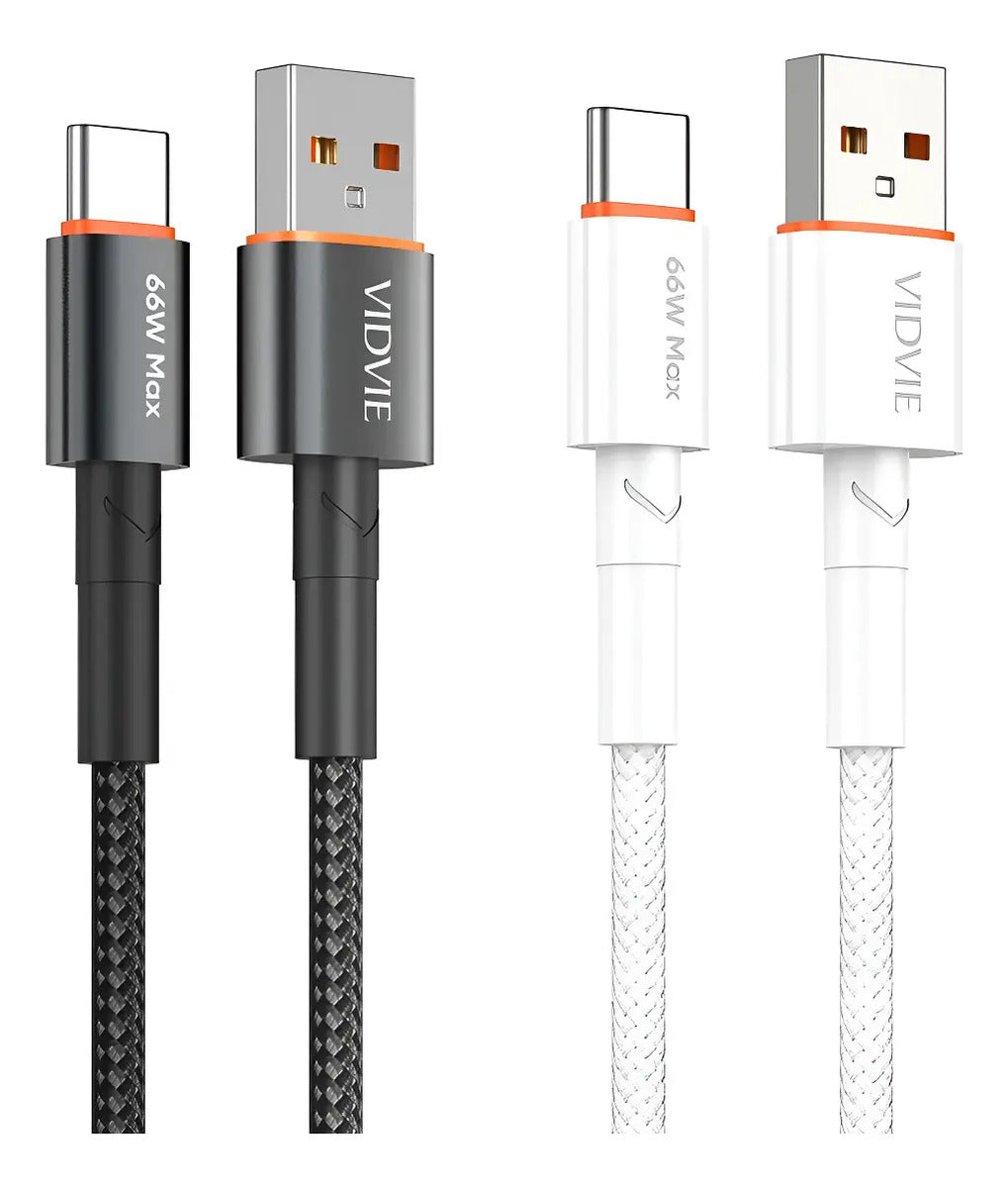Cable Tipo Usb- C 1.2m Blanco De Carga Rápida (66w Output) - vista 4