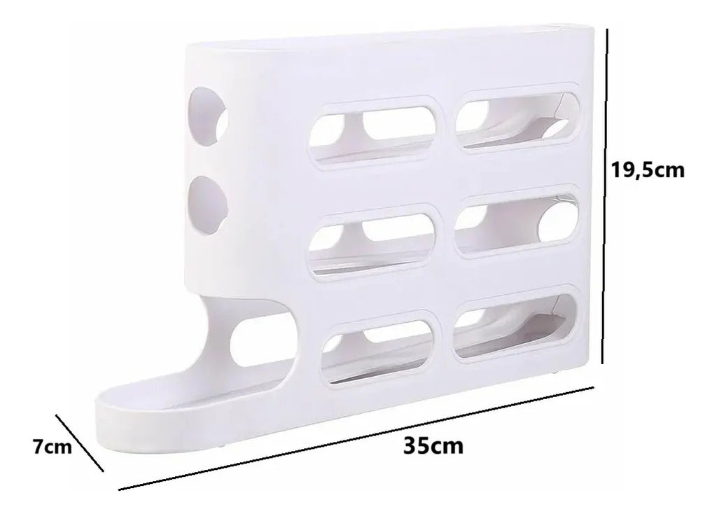 Organizador De Huevos Practico Dispensador Porta Huevos 26u - vista 2