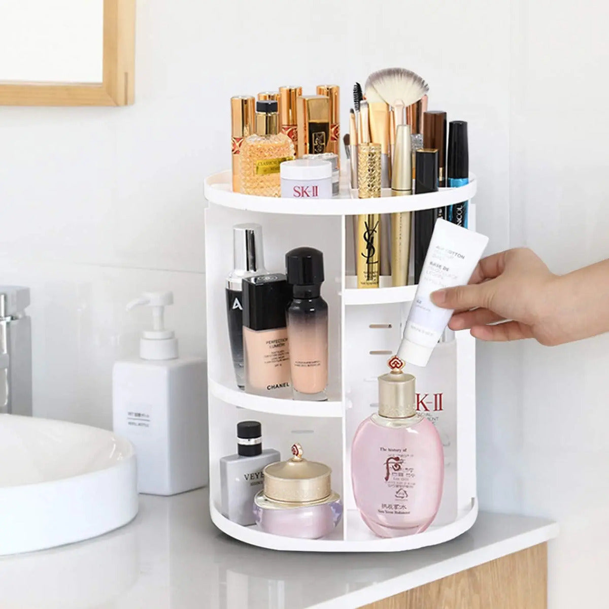Cosmetiquero Organizador De Maquillaje Ajustable Giratorio - vista 11