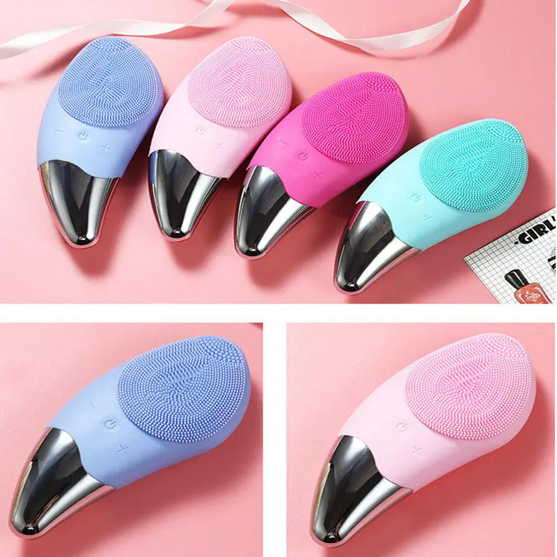 Limpiador Facial Cepillo Exfoliante Recargable Silicona - vista 4