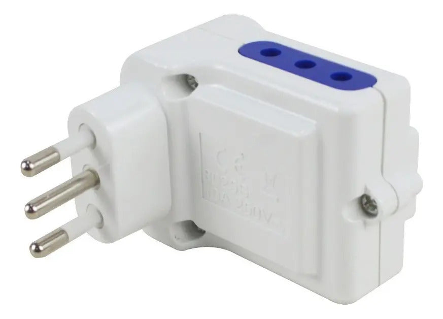 Adaptador Conector Enchufe Triple Interruptor 250v 10a 1500w - vista 3