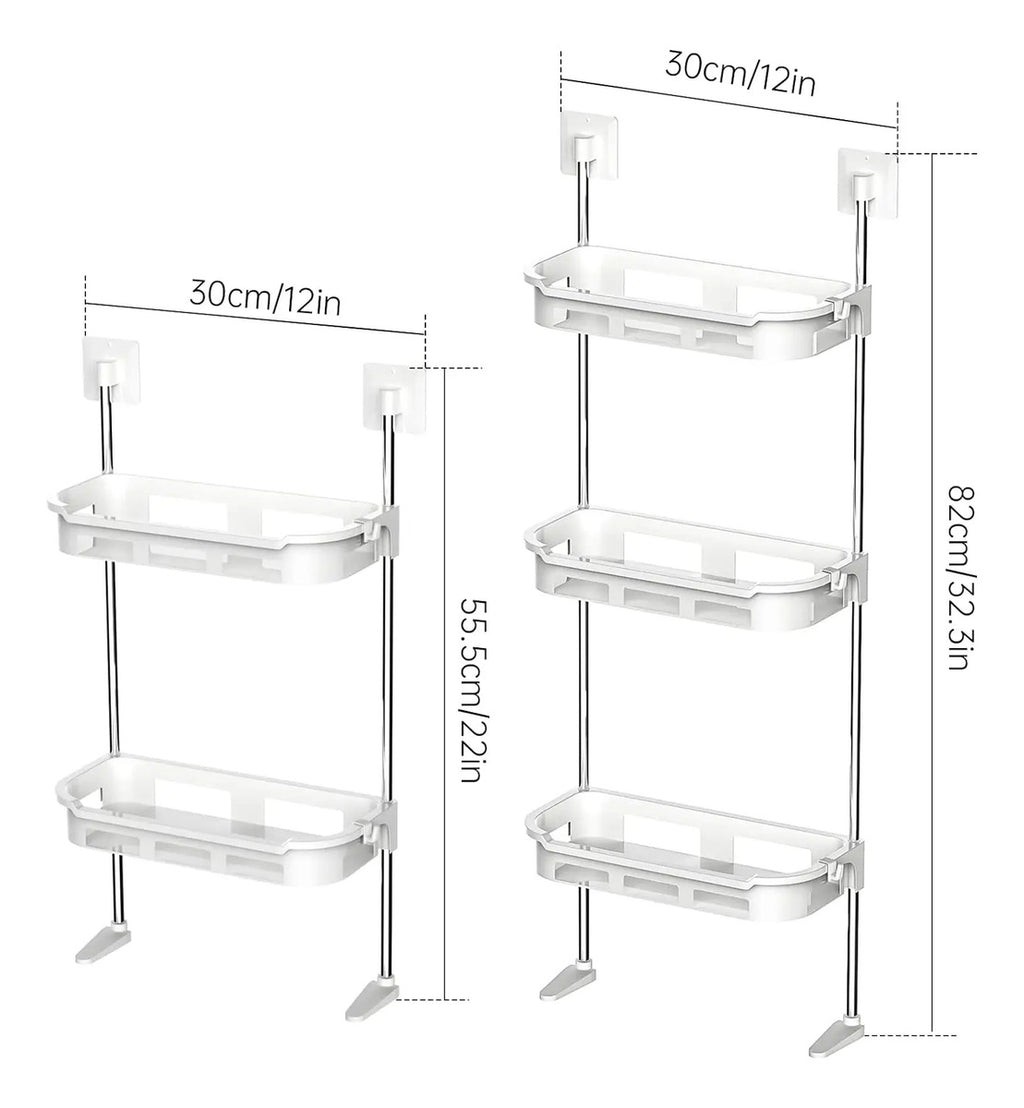 Repisa Organizadora Inodoro Baño Cocina Estante 3 Niveles - vista 3