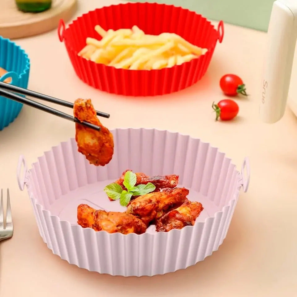 Cestos De Silicona Para Airfryer Bandeja Freidora Aire - vista 6