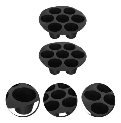 Moldes Silicona De 7 Mini Cupcakes Air Fryer/horno Eléctrico - vista 6