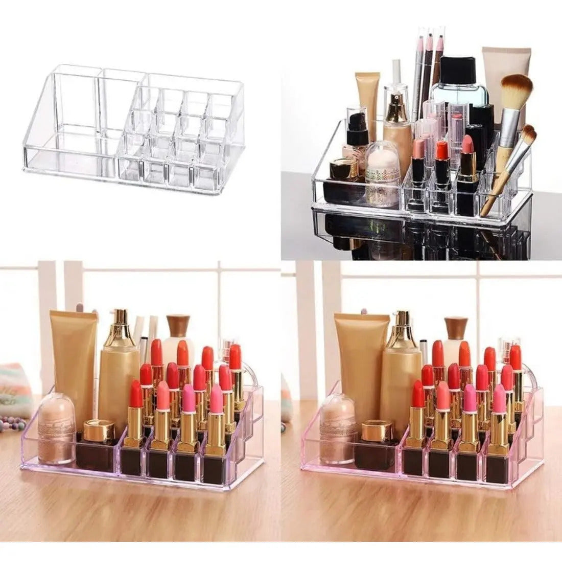 Cosmetiquero Organizador De Maquillaje Acrilico Grande - vista 4