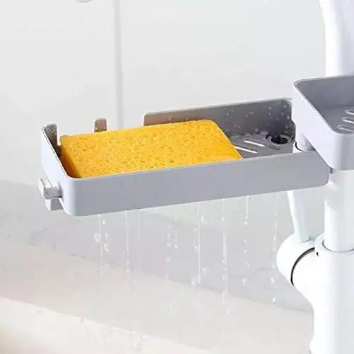 Soporte Porta Esponja Para Grifo Multiuso Tres Niveles - vista 7