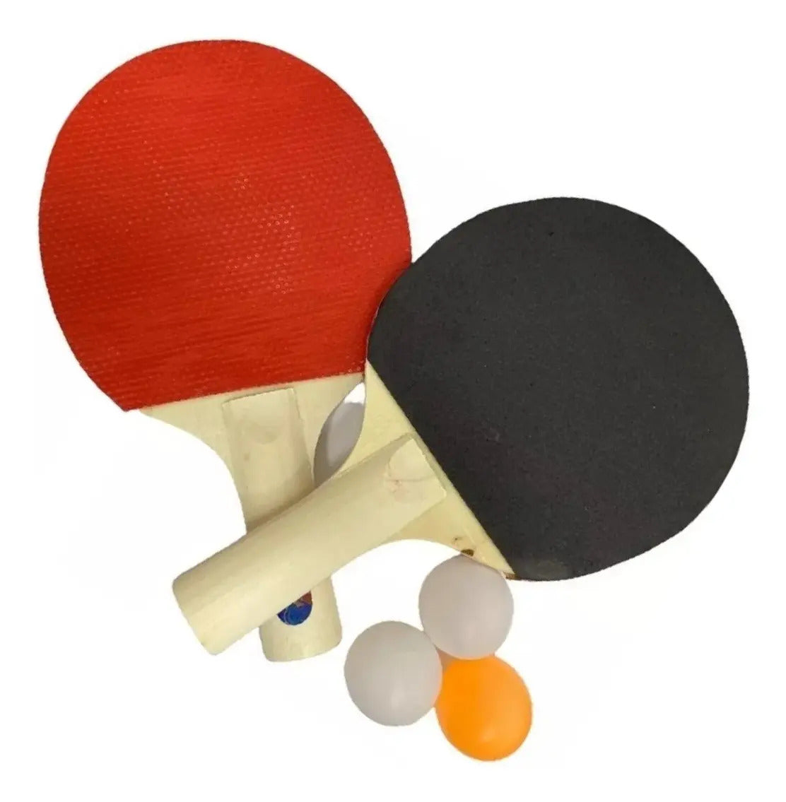 Pack Juego Ping Pong De 2 Raquetas + 3 Pelotas Juego Paletas - vista 3