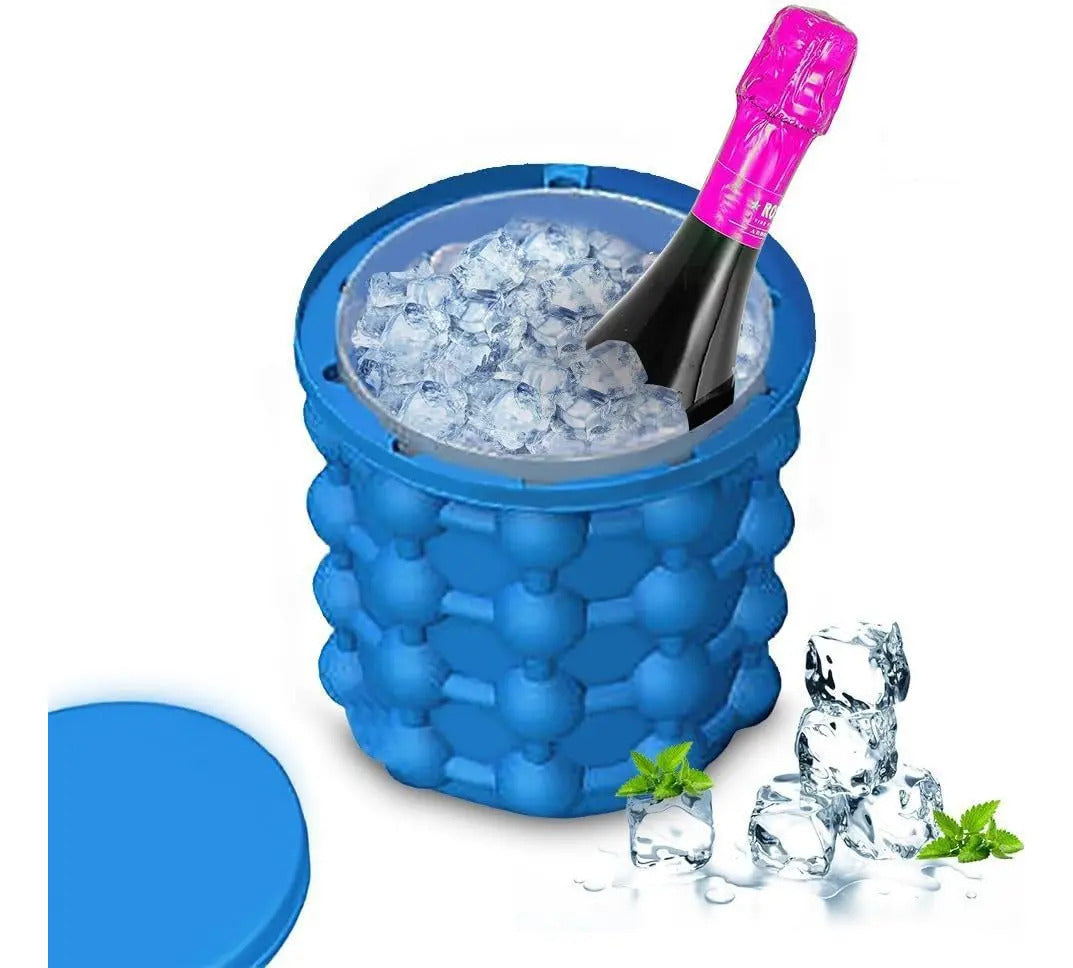 Molde Para Hacer Hielo Cubeta De Silicona Cubos De Hielo - vista 2