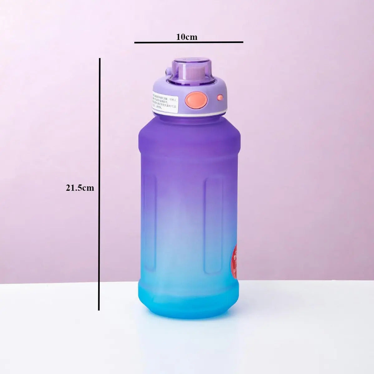 Botella De Agua Deportiva Gym Escolar 800ml Con Stickers - vista 9