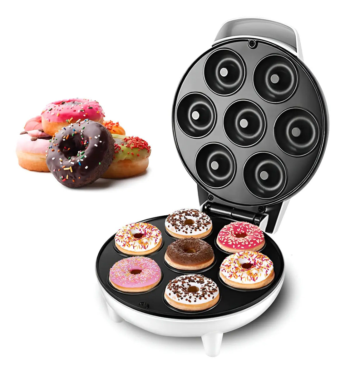Maquina De Hacer Donas Y Mini Donas Donuts Maker 1200w