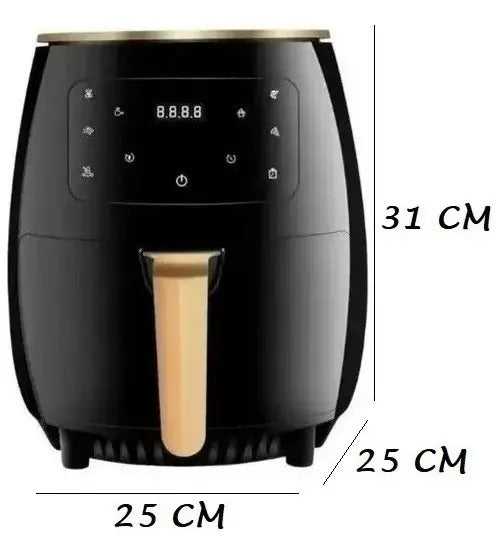 Freidora De Aire Air Fryer De 6 Litros Pantalla Táctil 2400w - vista 8