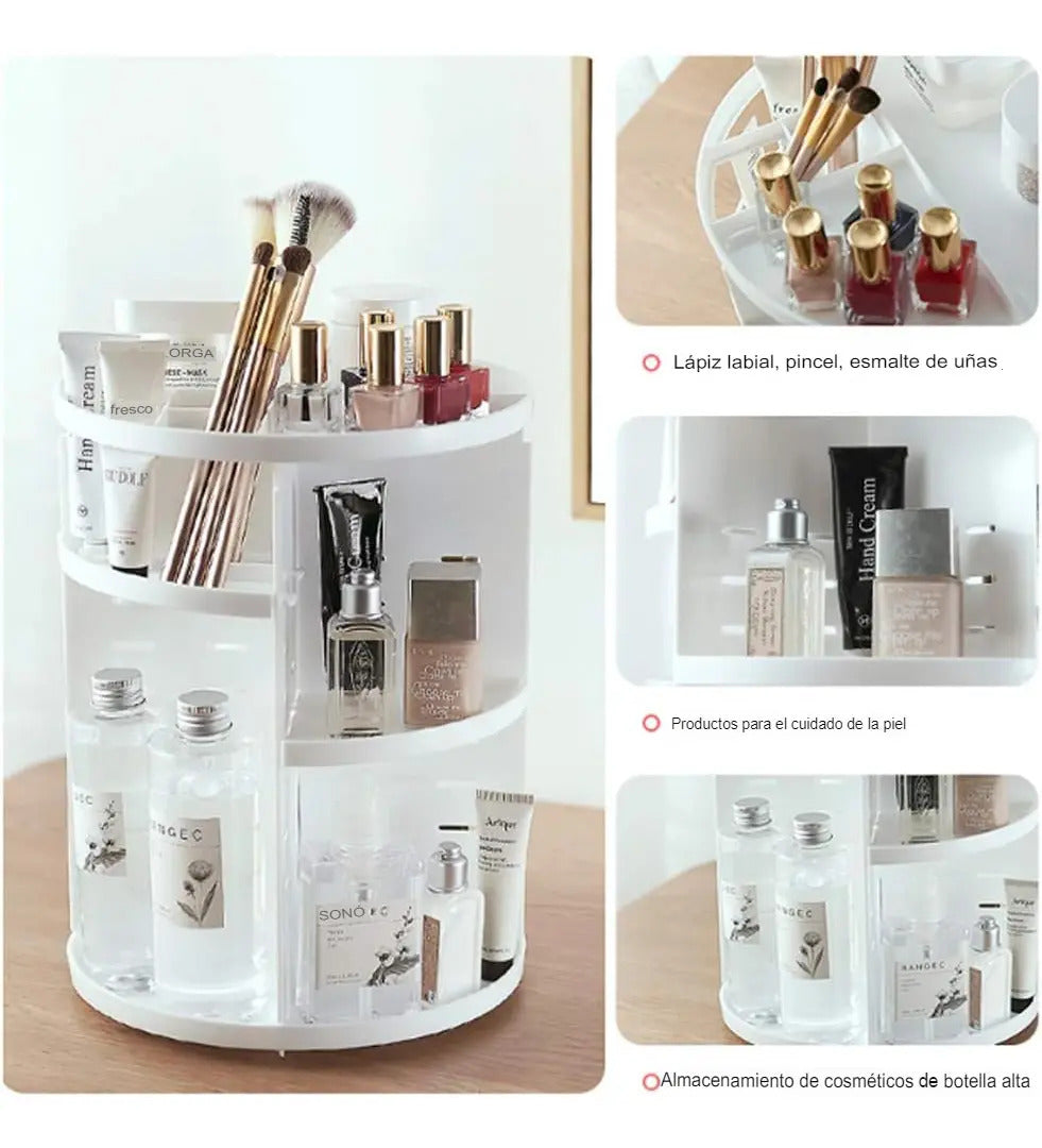 Cosmetiquero Organizador De Maquillaje Ajustable Giratorio - vista 10