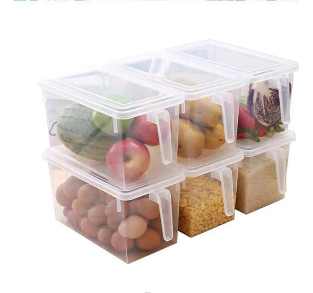 Organizador Para Refrigerador Contenedor Con Tapa Y Mango - vista 9