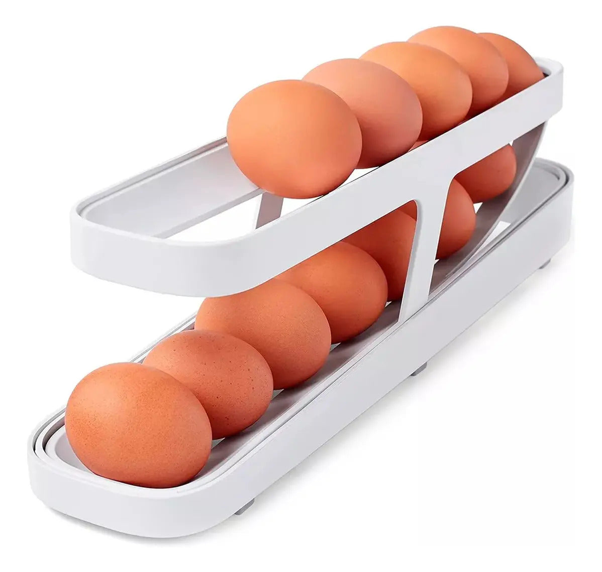 Huevera Organizador Dispensador De Huevos Automático 15 Unid - vista 6