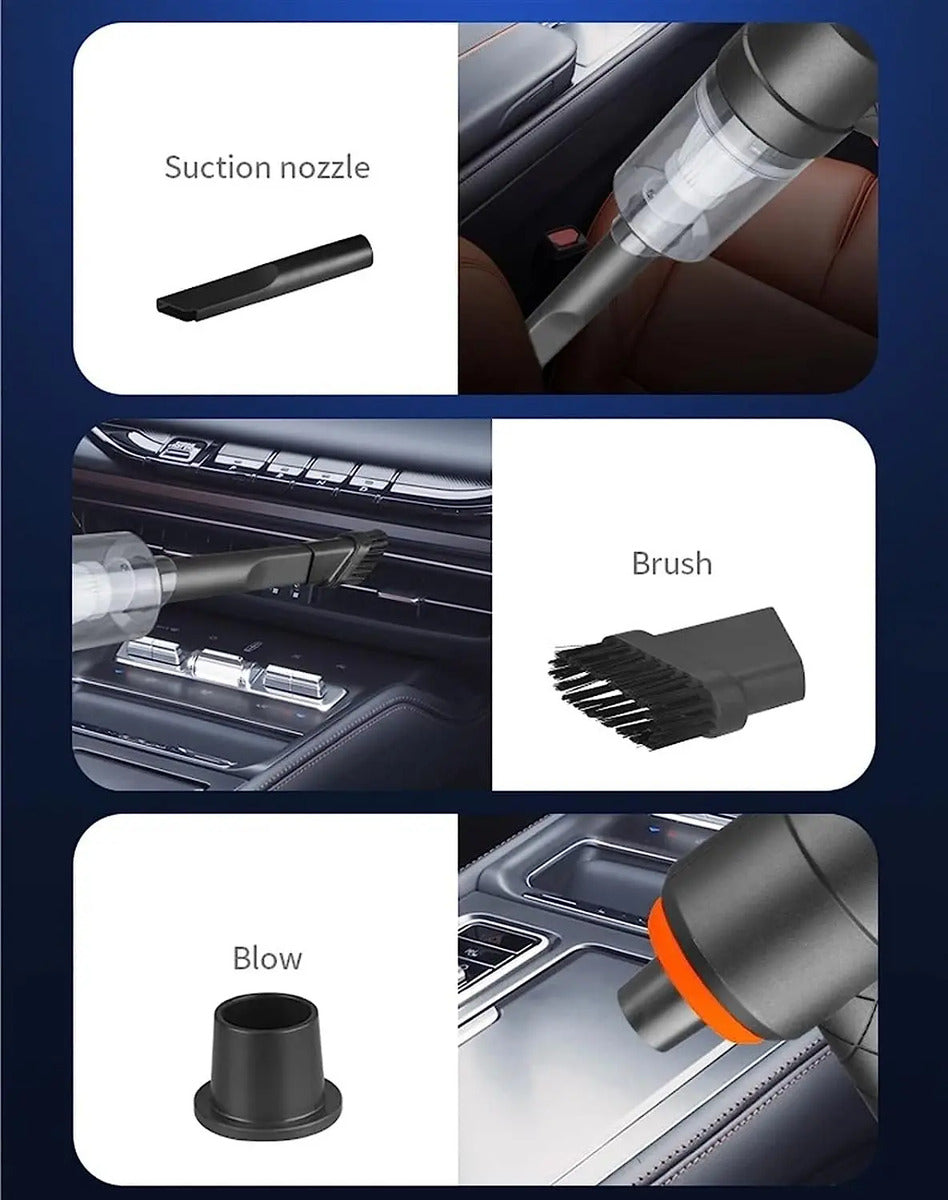 Aspiradora De Mano Para Auto Inalámbrica Portátil Recargable - vista 2