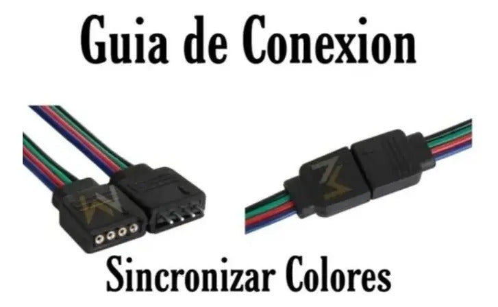 Luces Led Tira 16 Colores Cinta 5 Metros Led Rgb Control - vista 4