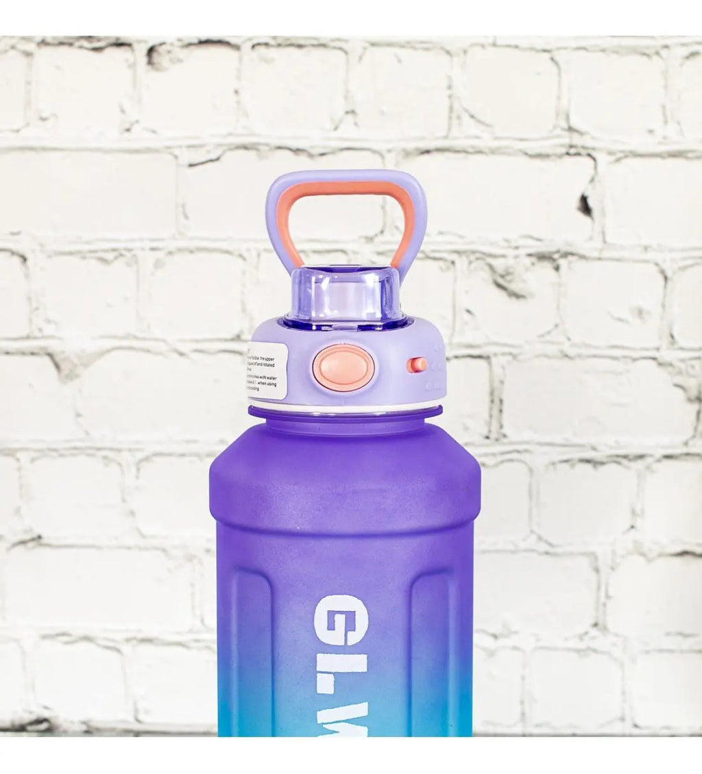 Botella De Agua Deportiva Gym Escolar 800ml Con Stickers - vista 7