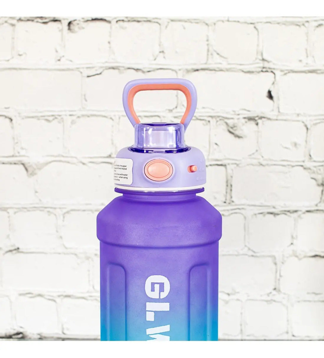 Botella De Agua Deportiva Gym Escolar 800ml Con Stickers - vista 7