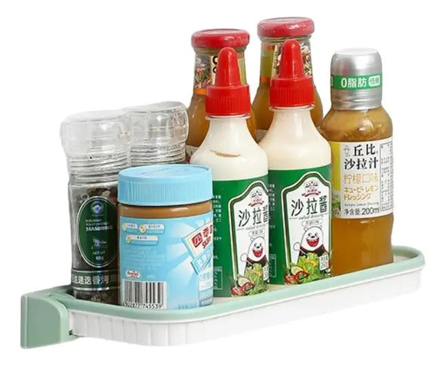 Repisa Flotante Organizador Baño Ducha Cocina Plegable Pared - vista 4