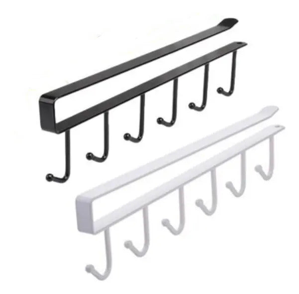 Soporte Para Tazas Con 6 Ganchos Practico Y Util - vista 2