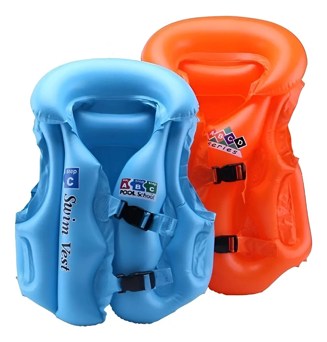 Chaleco Salvavidas Inflable Para Niños Ideal 3 A 10 Años