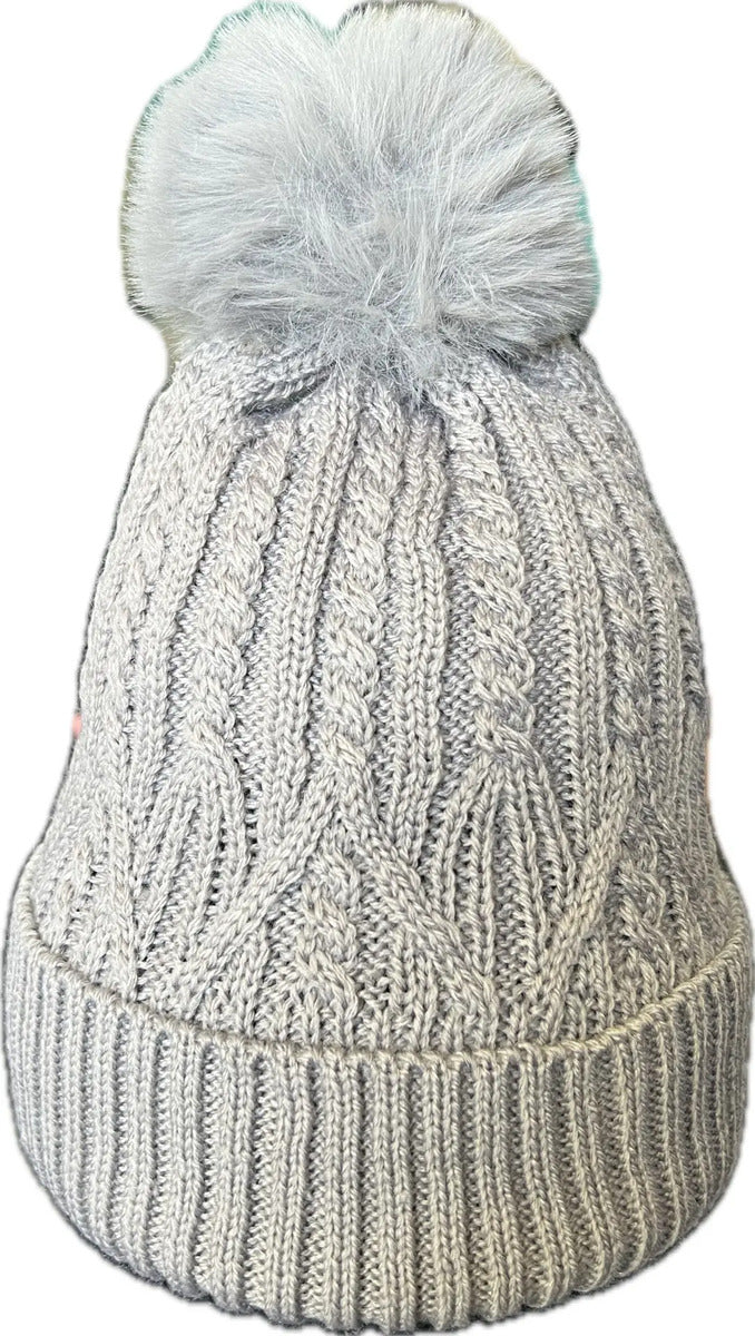 Gorro De Invierno Con Interior De Chiporro Y Pompon Peludo - vista 7