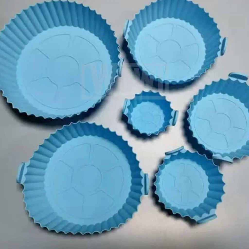 Pack 6 Molde Silicona Antiadherente Para Freidora De Aire - vista 4