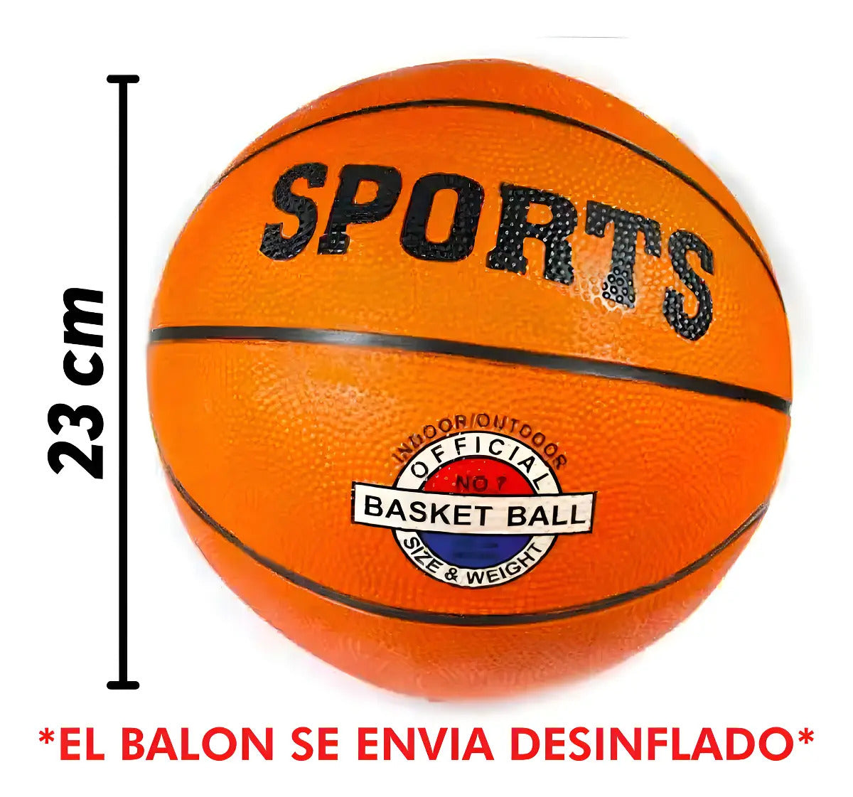 Pelota De Basquetbol Basket Balon Basketball Nro 7 - vista 3