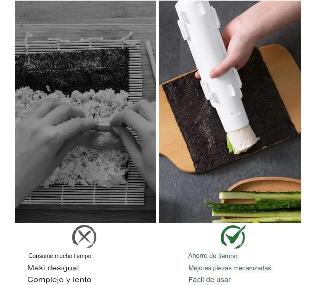 Maquina Para Hacer Sushi Molde Para Sushi Prensa Bazooka - vista 4