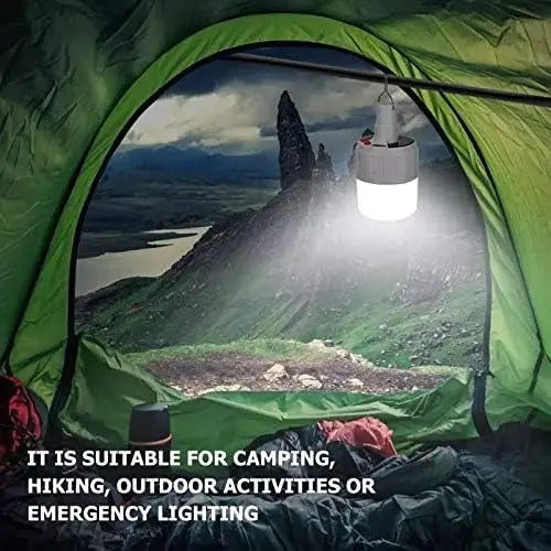 Lampara Solar Led Recargable Ampolleta Camping Y Emergencia - vista 3