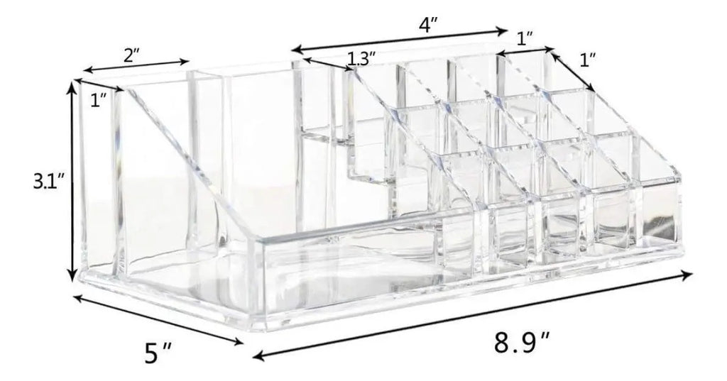 Cosmetiquero Organizador De Maquillaje Acrilico Grande - vista 3
