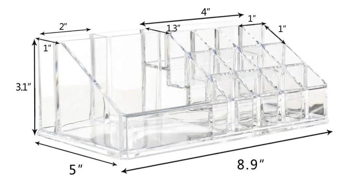 Cosmetiquero Organizador De Maquillaje Acrilico Grande - vista 3