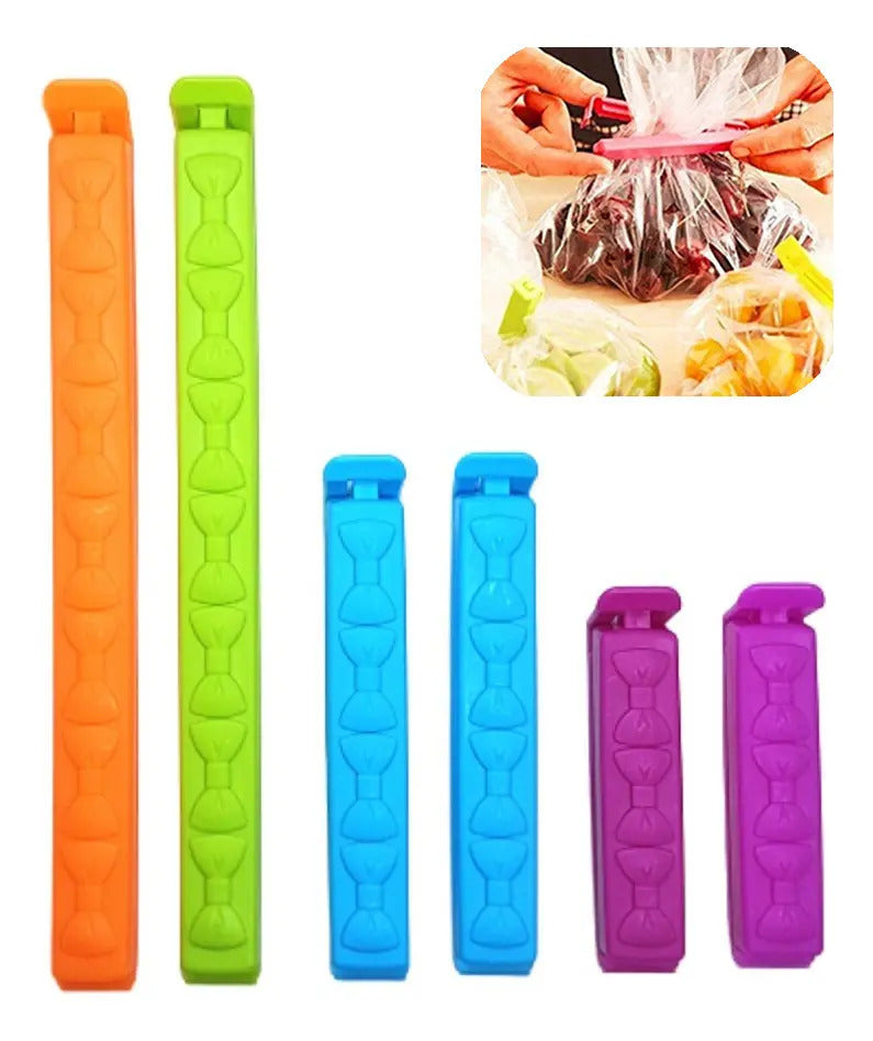 Clips para sellar bolsas de alimentos