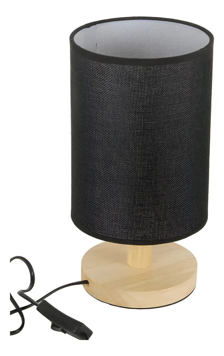 Lámpara velador de madera E27