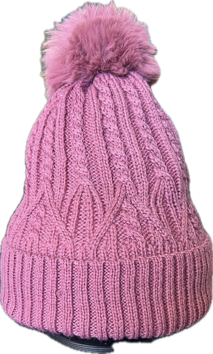 Gorro De Invierno Con Interior De Chiporro Y Pompon Peludo - vista 18