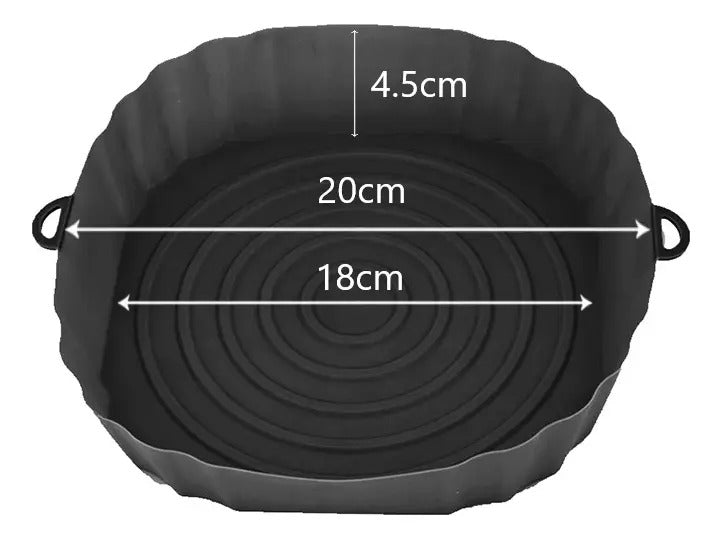 Cestos De Silicona Para Airfryer Bandeja Freidora Aire - vista 3